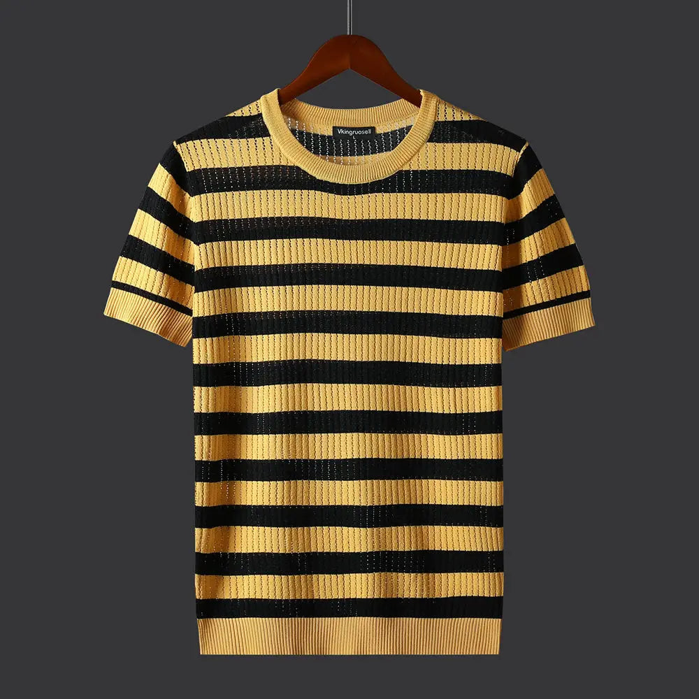 Striped Harmony Silk Shirt