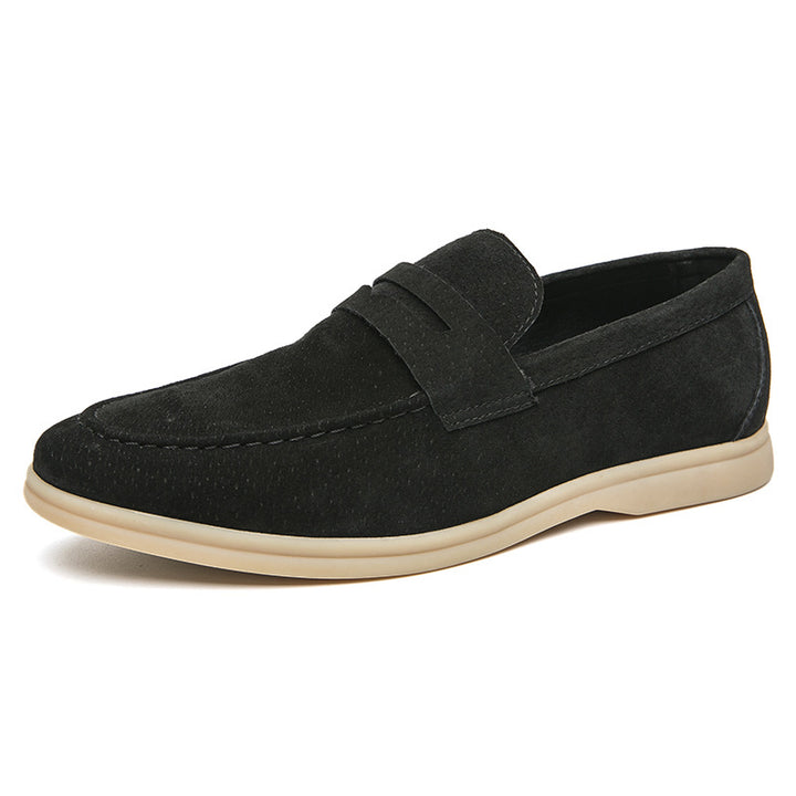 Salvatore Rossi Suede Loafers