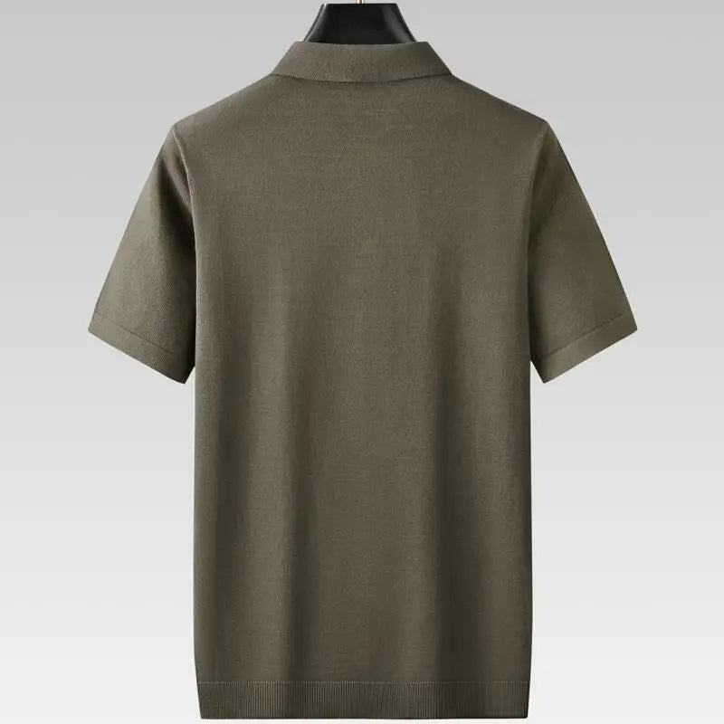 Hartwell Patterned Cashmere Polo