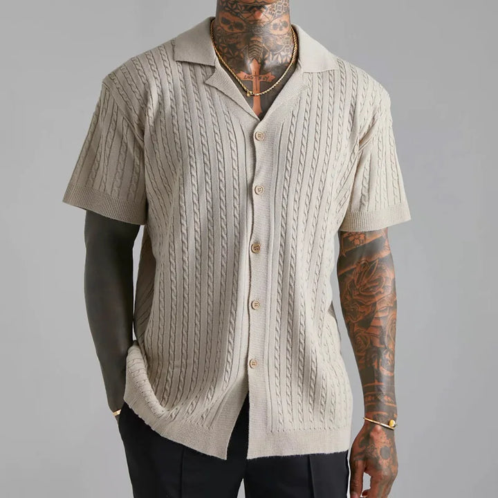 Palermo Knit Button-Down