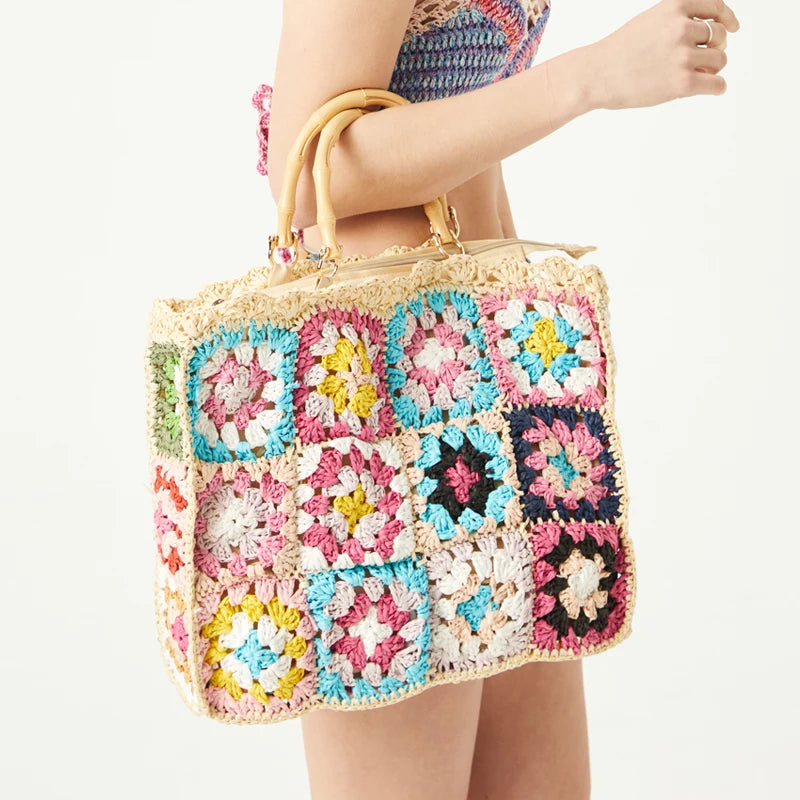 Milan Floral Crochet Bag