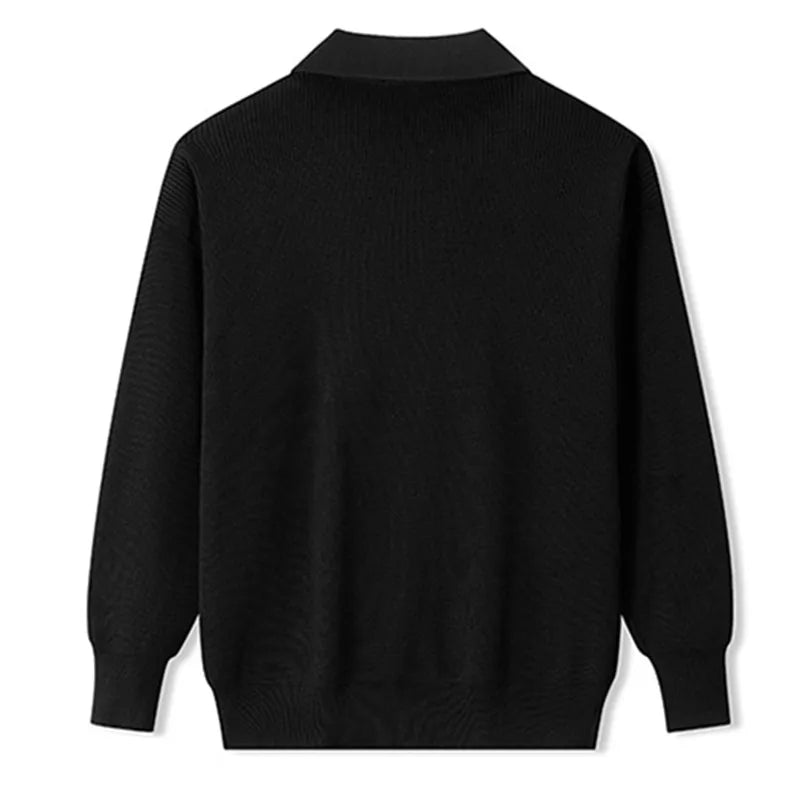 Vincenzo - Knitted Quarter Zip Sweater