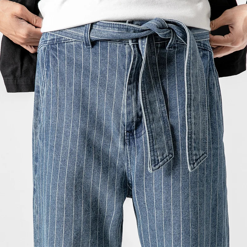 Shibori Striped Trousers