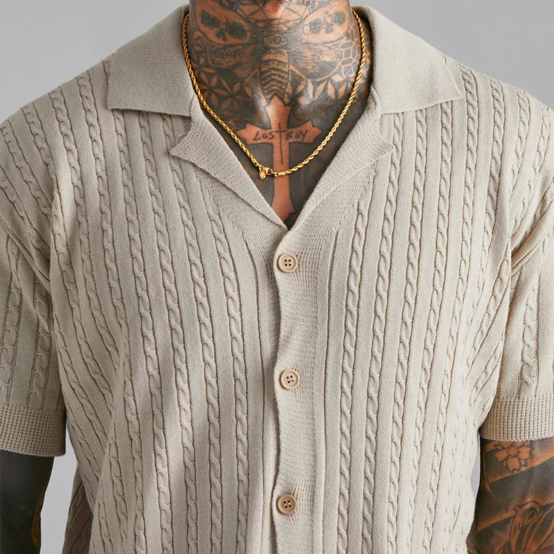 Palermo Knit Button-Down