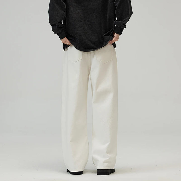 Alessio Wide Leg Cotton Trousers