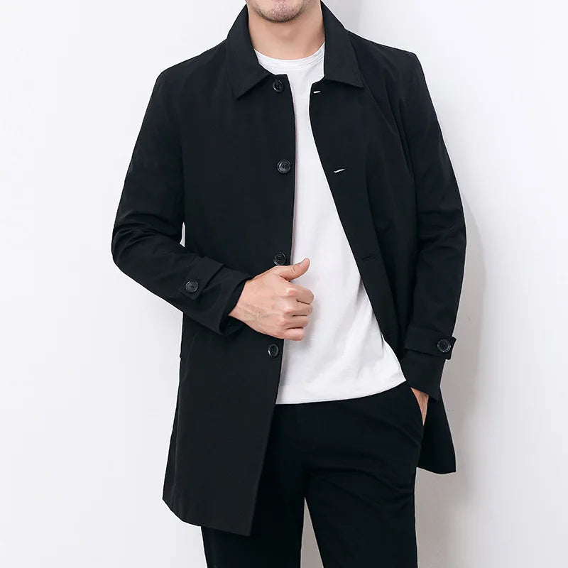 Enzo Tailored Trench Coat