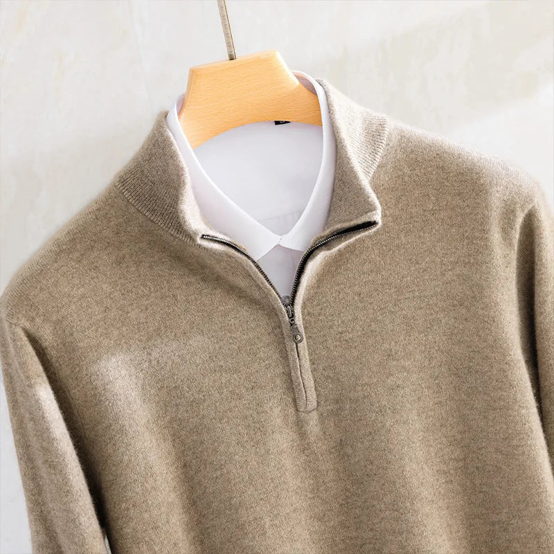 Soprano Wool Cashmere - Quarter Zip