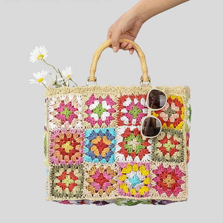 Milan Floral Crochet Bag
