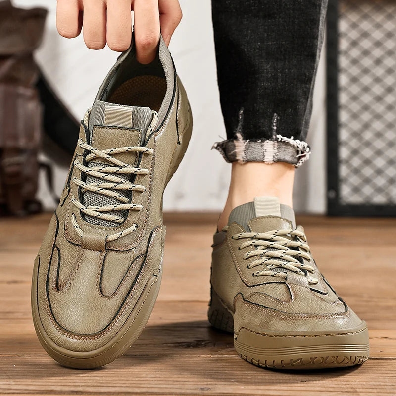 Burnished Henley Sneakers