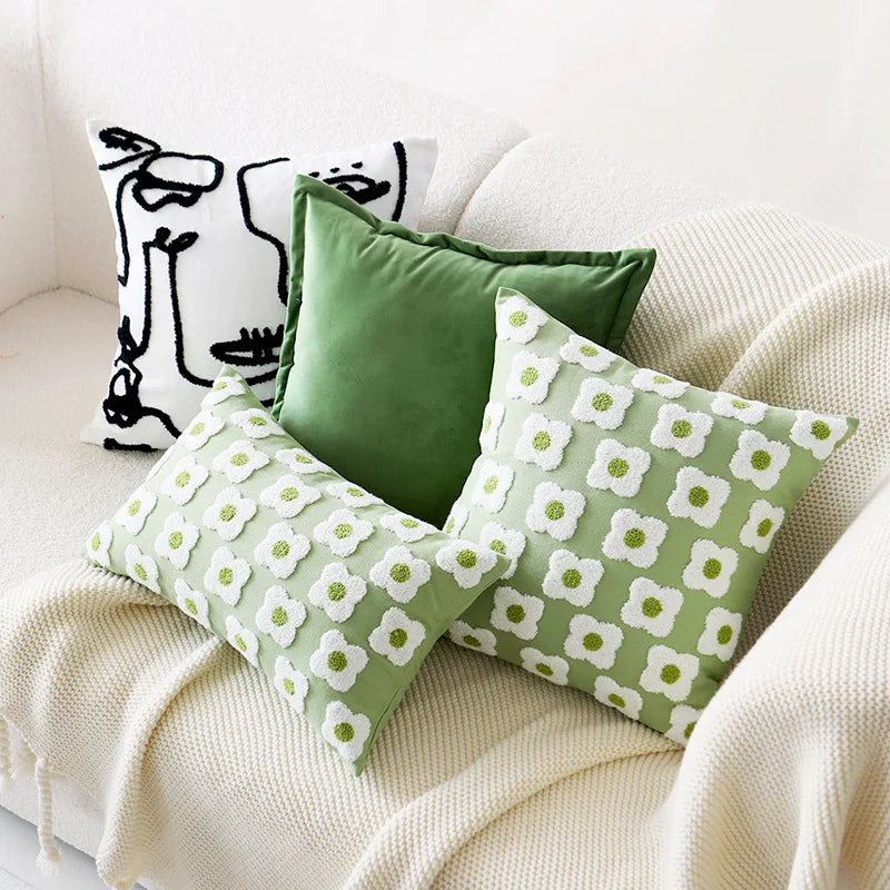 Lush Lily Pillow Covers