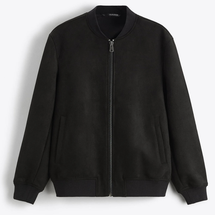 Paccino Suede Bomber Jacket