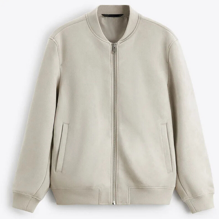 Paccino Suede Bomber Jacket