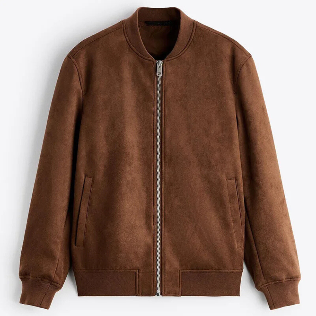 Paccino Suede Bomber Jacket