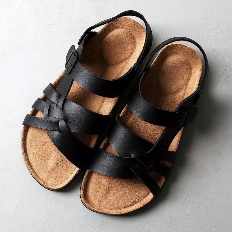 Nomad Leather Strap Sandals