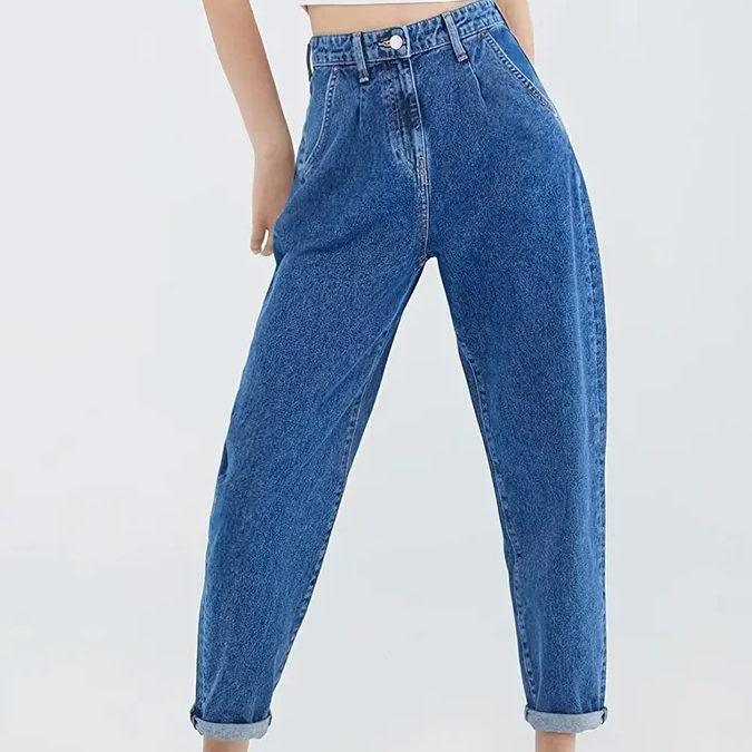 Madison High-Rise Straight Jeans