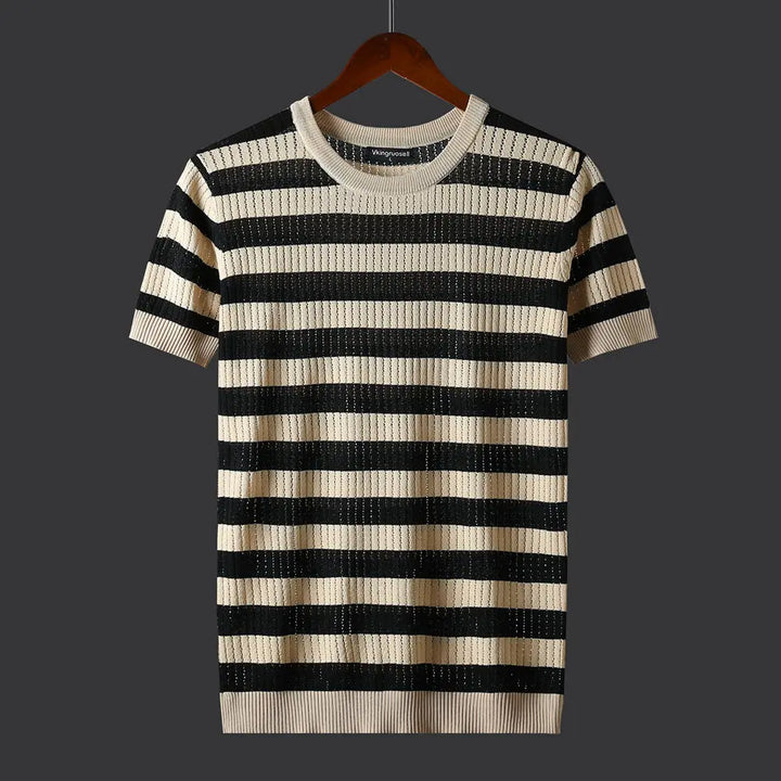 Striped Harmony Silk Shirt